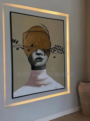Portrait Canvas Art - Modern Pop-Surrealist Woman