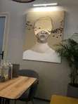 Portrait Canvas Art - Modern Pop-Surrealist Woman - 2
