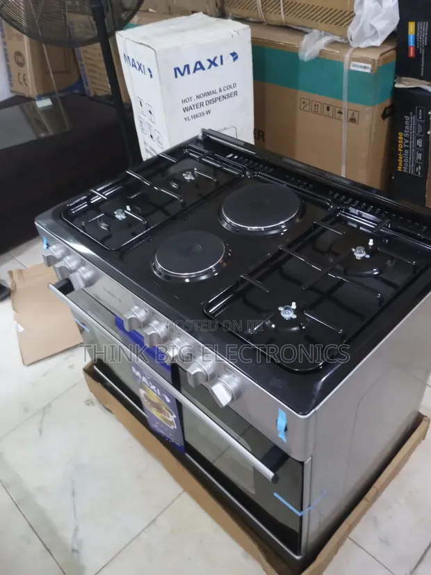 Maxi 60x90 Standing Gas Cooker da Oven (4 Gas + 2 Electric) - 1