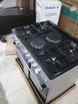 Maxi 60x90cm 4-Gas 2-Electric Burner Standing Cooker & Oven - 2