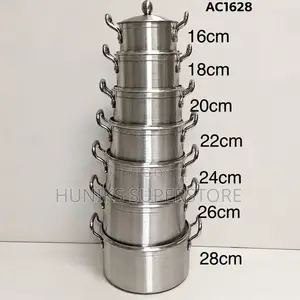 7pcs SMP Kalite Aluminium Pot Set
