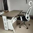 Office Table and Chair - Brown, Brand New - 2
