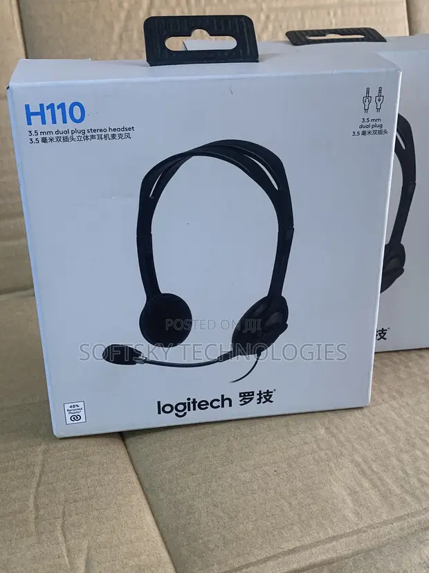 Logitech H110 Wired Stereo Headset - 1