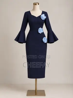 Cheefay Poise Navy Blue Corporate Dress