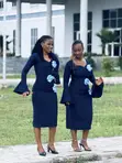 Cheefay Poise Navy Blue Corporate Dress - 2