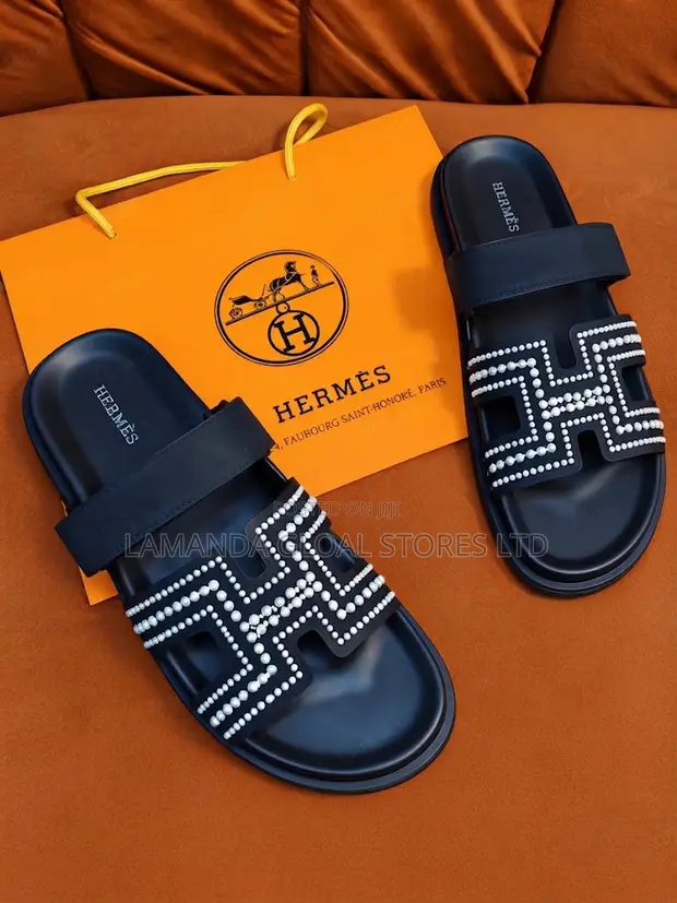 Hermès Oran Sandal masu ado da Crystal - 1