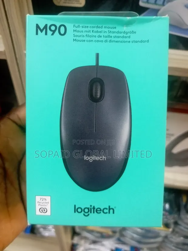 Logitech M90 Wired Mouse - 1