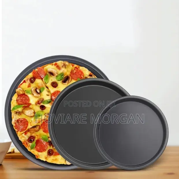 Brand New Nonstick Carbon Steel 3-in-1 Pizza Pan - 1