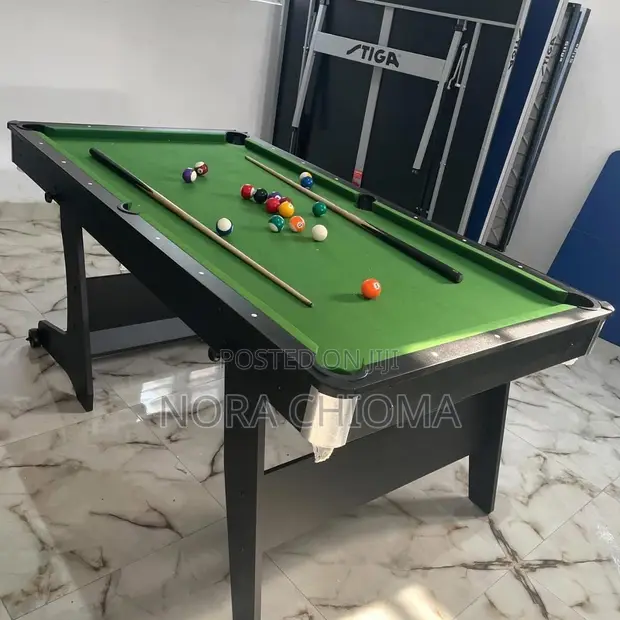 6ft 2-in-1 Foldable Snooker/Tennis Combo Table - 1