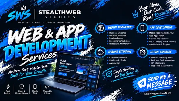Professional Website & App Development Services - 1