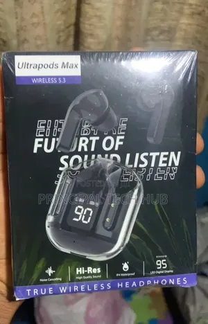 Ultrapod Max Wireless Earbuds - Black