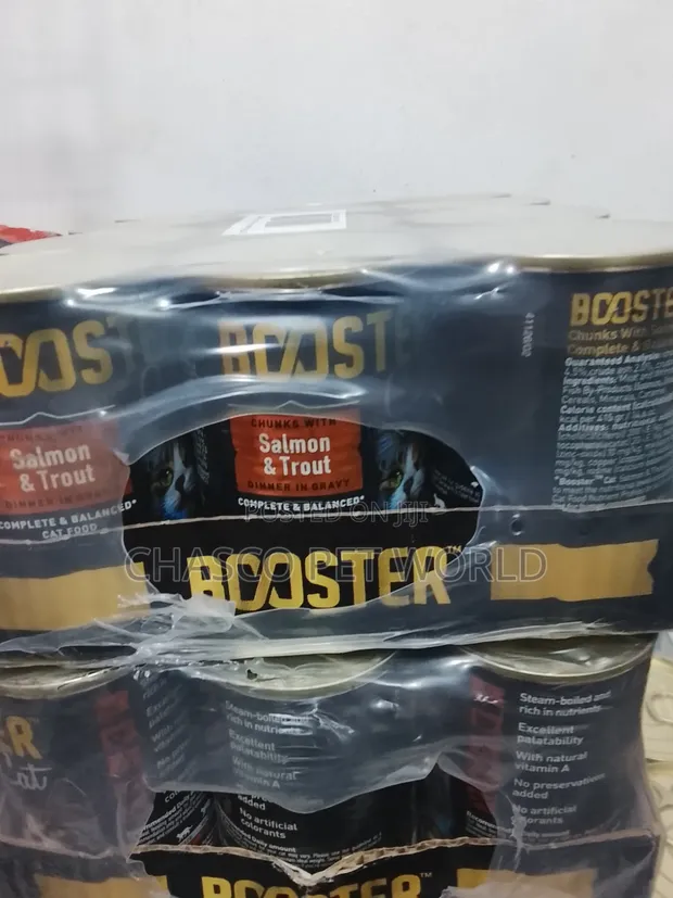 Booster Cat Food - Salmon & Trout - 1