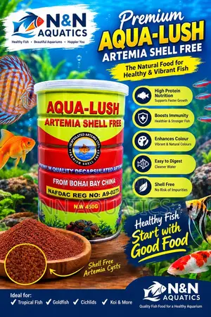 Aqua-Lush Artemia Shell Free Abincin Kifi