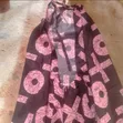 Halter Neck Round Dress - Pink/Black - 2