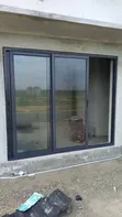 Brand New Aluminum Sliding Door - Black - 2