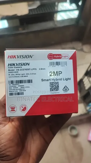 Hikvision 2MP Colour CCTV Security Camera