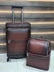 Genuine Leather Luggage Box - Merigold - 5