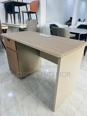 Boss Office Products Executive Desk with Storage Cabinet