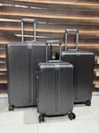 3 Set Aluminum Luggage Box - Wine - 2