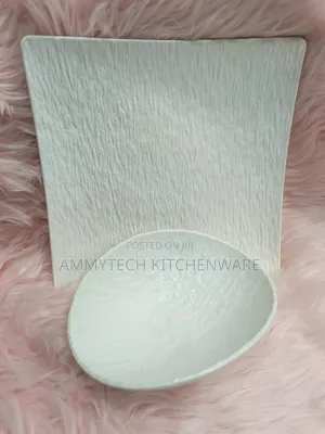 Classic White Ceramic Dinner Plates & Bowls (12pcs)