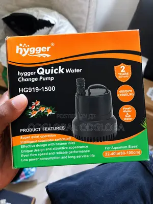 Hygger Akwatin Kifi Mai Sauya Ruwa, Sabo