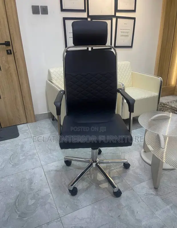 Brand New Office Swivel Chair - Black - 1