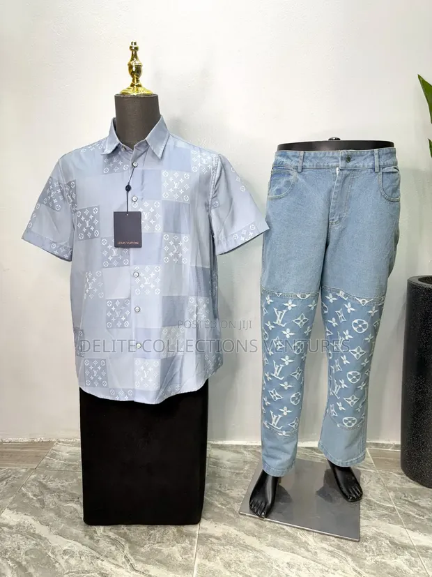 Louis Vuitton Blue Denim Jeans (M-XL) - 1