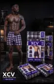XCV 3-in-1 Plaid Cotton Boxer Shorts for Men - 2