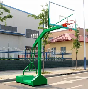 Olympic Basketball Stand - Gilashi 12mm, Tsayin da za a iya gyarawa