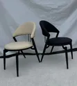Century Modern Dining Chair - Cream Faux-Leather - 2