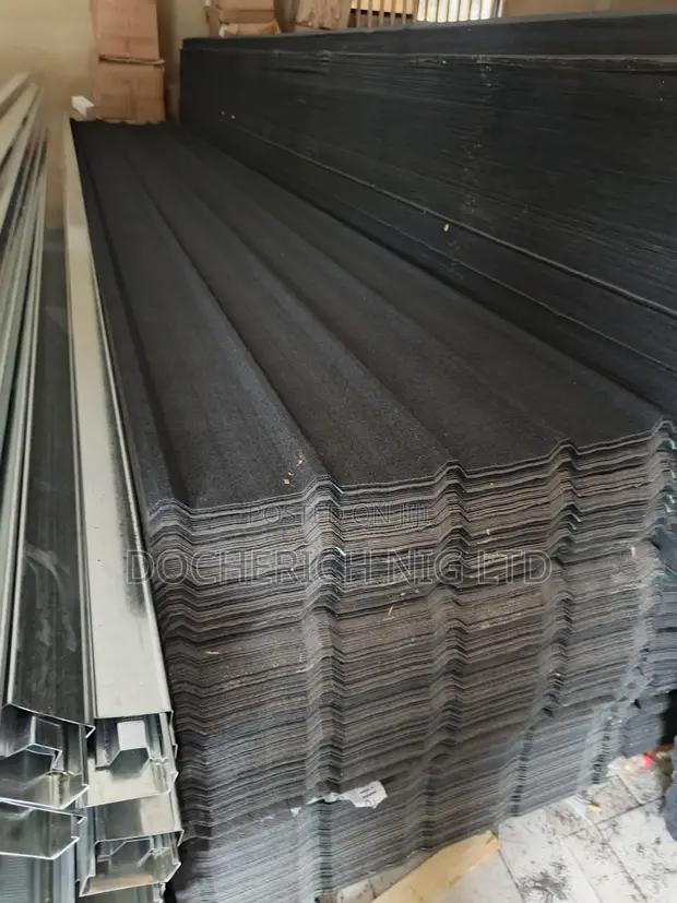 Docherich Long Span Stone Coated Roofing Sheet - Black - 1