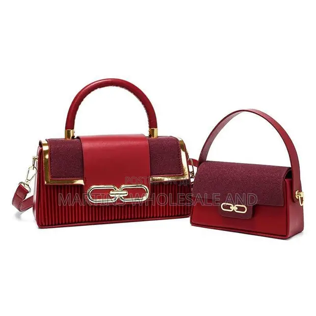 Swiss Polo Women's Handbag Set - Coffee Brown - 1
