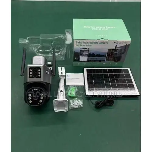 Crossfire CP-0612-2 V380 Pro Dual Lens Solar Camera - 1