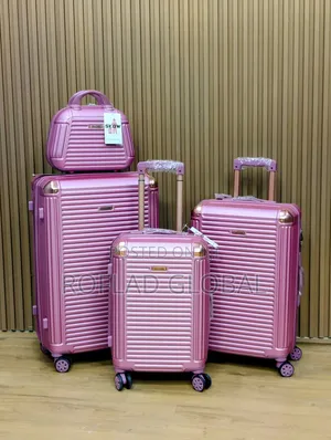 Quality Luggage Box Set - Pink
