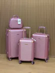 Quality Luggage Box Set - Pink - 5