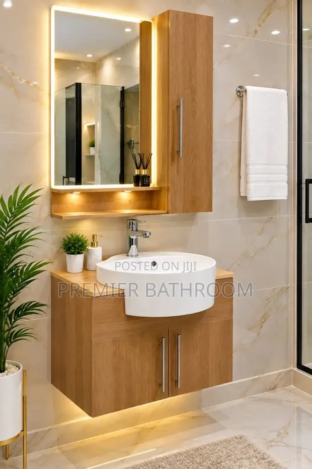 Master Brand Hanging Basin with Cabinet - 1