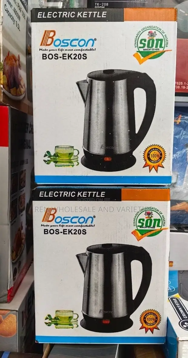 Boscon Stainless Steel Electric Kettle - 1