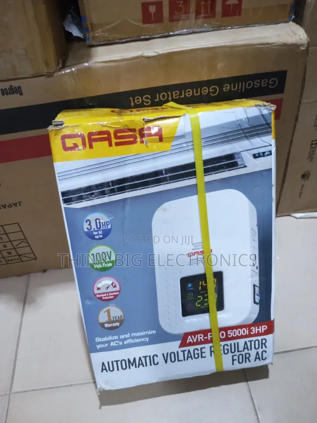 Qasa 5000W Heavy Duty Wall Mount Automatic Voltage Regulator - 1