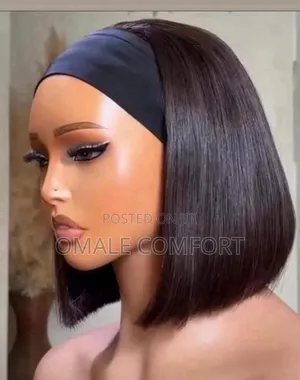 Gashin Mutum Na Band Wig - 12 Inch Mai Laushi Launin Ruwan Kasa