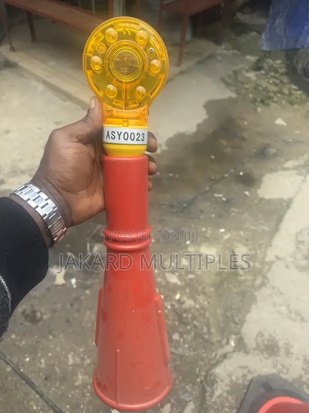 Battery Powered Caution Cone Light - 1