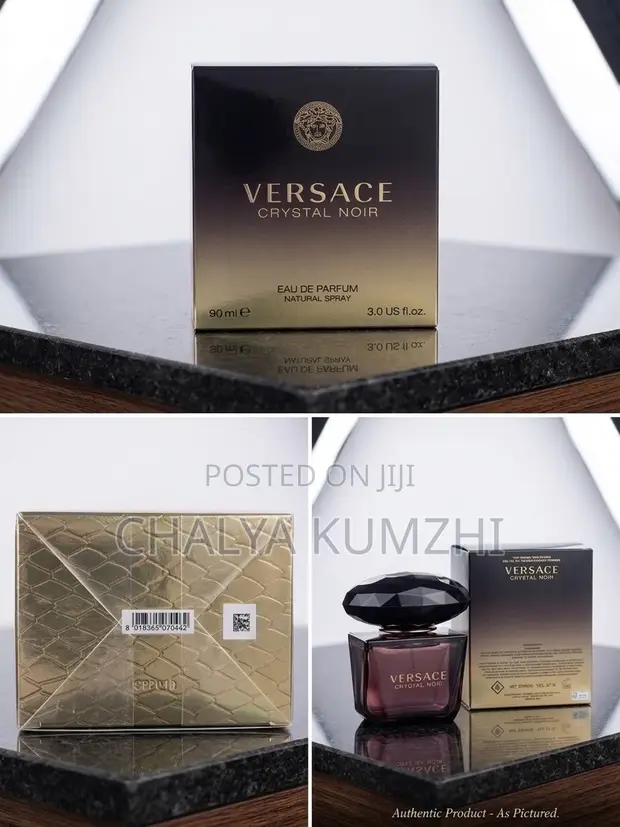 Versace Crystal Noir Eau De Parfum 90ml - Sabon Asali - 1