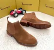 Billionaire Italian Couture Tan Suede Chelsea Boots - 2