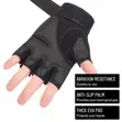 Fingerless Gym Gloves with Hard Knuckle - 4