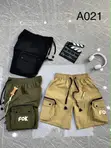 Gajeren Wando Na Maza Na Casual Cargo - Igiyar Ciki, Bambance-bambancen Bayani - 4
