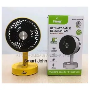 Iwin High-Power Solar/AC Rechargeable Fan