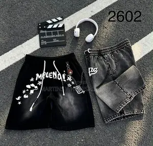 Bomb Jam Street Style Graphic Drawstring Shorts