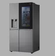 LG 674L Side-by-Side Refrigerator tare da InstaView - 2