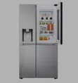 LG 674L Side-by-Side Refrigerator tare da InstaView - 3