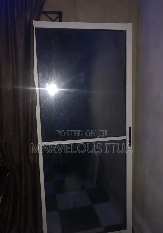 One Way Aluminum Glass Double Door - 1