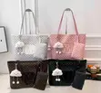 MK Canvas Tote Bag - 1